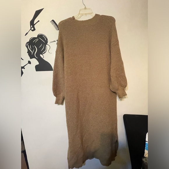 anko Sweaters - Beige sweater dress size 16